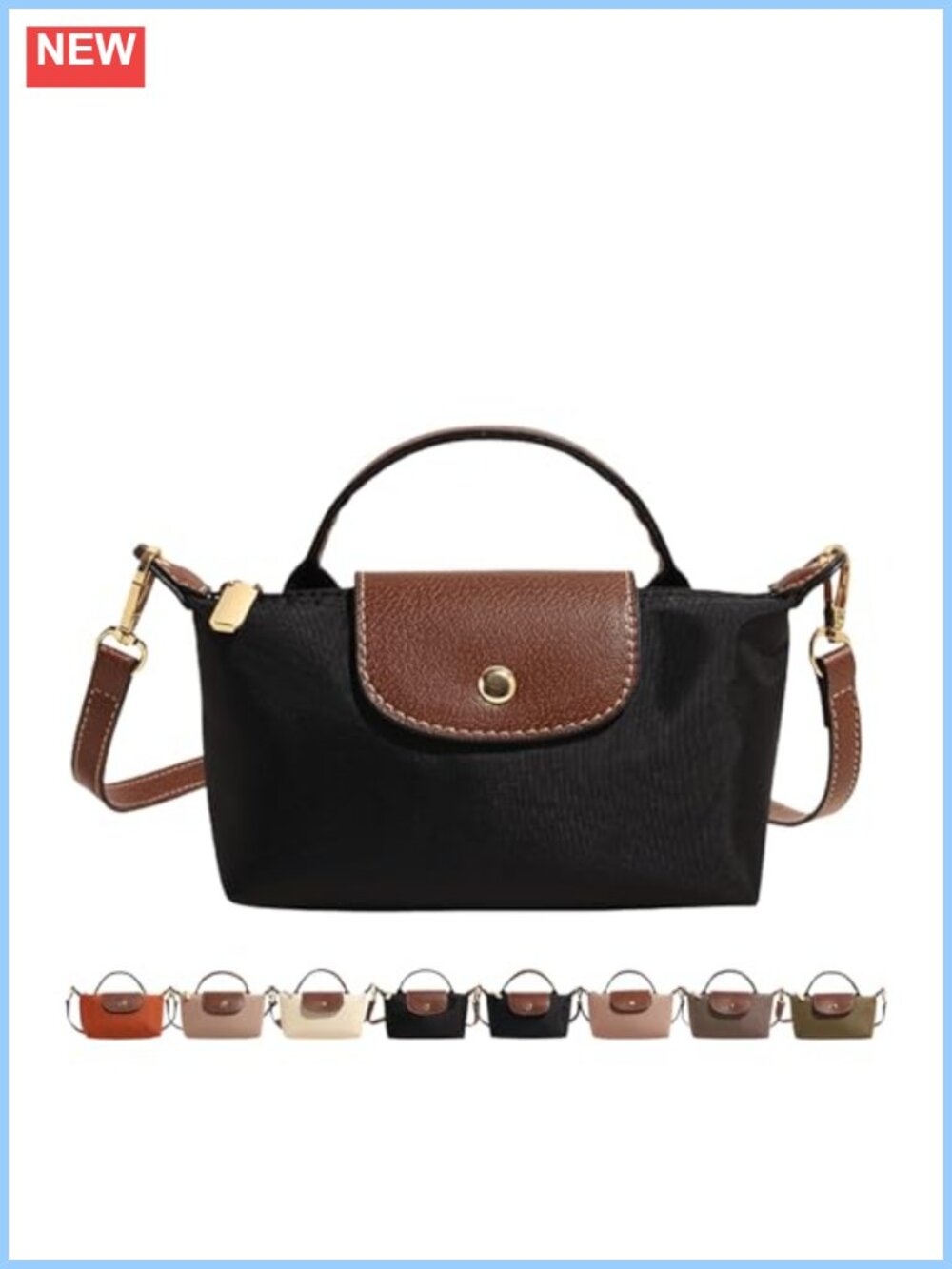 Mini Crossbody Bag Adjustable Strap Women Shoulder Tote Purse
